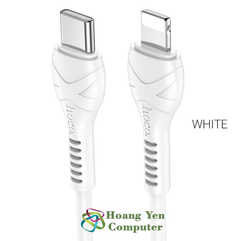 [HCM]Cáp Sạc Nhanh 20W Cho iPhone 12 Hoco X55 TYPE C to LIGHTNING Dài 1M - BH 12 Tháng 1 đổi 1 (MÀU SẮC NGẪU NHIÊN) - Hoàng Yến Computer