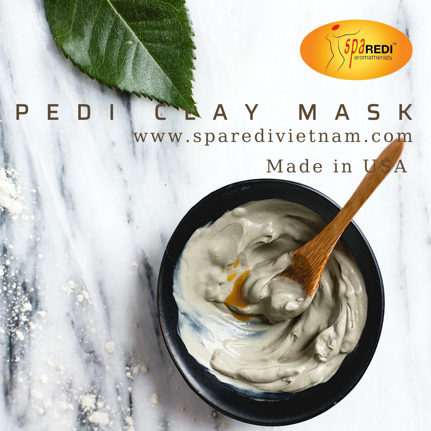 Mặt nạ đất sét Pedi Clay Mask mùi Cam 474 ml