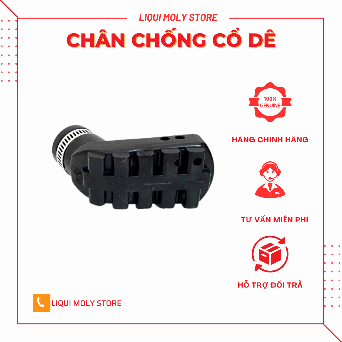 Bọc Chân Chống Nghiêng Xe Máy Lucky
