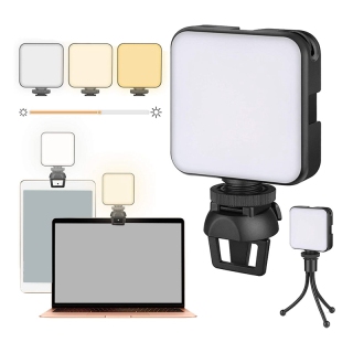 Video conference lighting kit, laptop light with clip and tripod, webcam lighting laptop ring light for zoom meetings 1