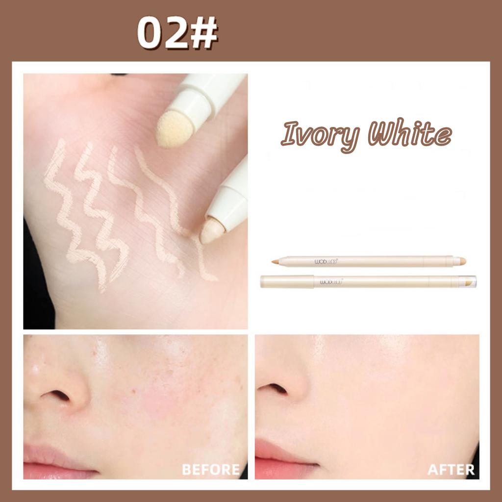 Bút che khuyết điểm hai đầu wodwod light concealer repairing w911