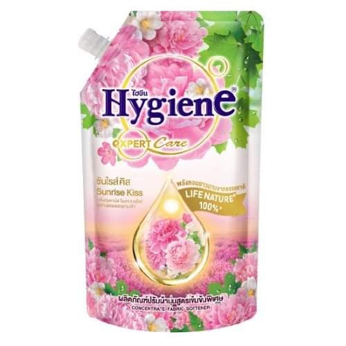 [HCM] NƯỚC XẢ VẢI ĐẬM ĐẶC HYGIENE 1300ML [MÀU HỒNG NHẠT] Thái Lan