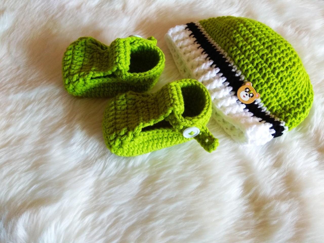 SET MŨ VÀ GIÀY LEN CHO BÉ SL045