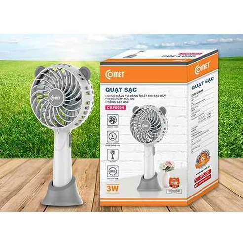Quạt Sạc cầm tay Comet CRF0804 (Cái)