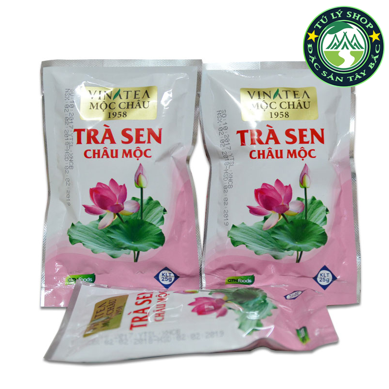 Combo 5 gói trà sen mộc châu gói 25g