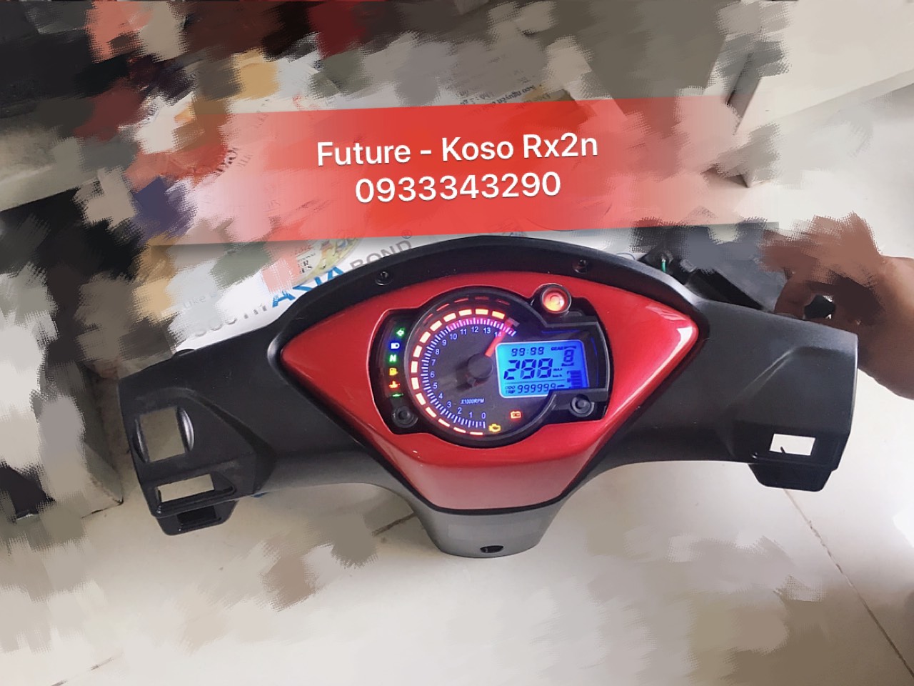 Trọn Bộ Bợ Cổ Future - Chế Đồng Hồ KOSO RX2N
