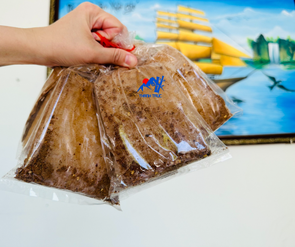 Bánh Tráng Lắc Muối Đen (Xau 10 bịch)