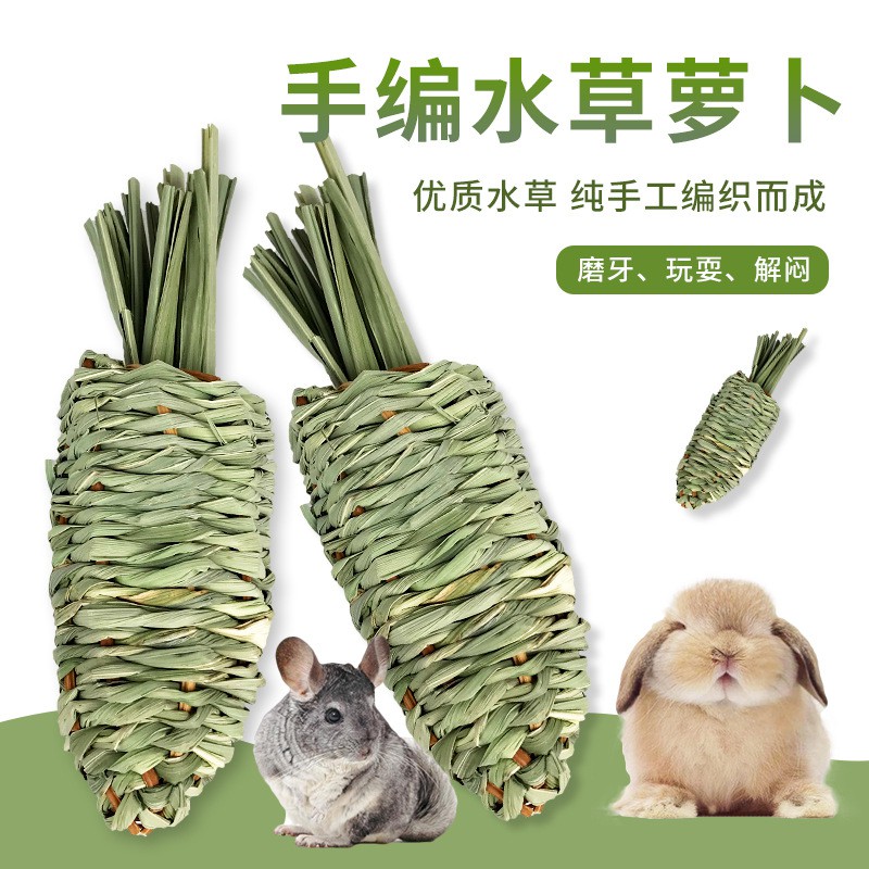 Đồ chơi gặm nhắm cà rốt cho Thỏ, Bọ, Chinchilla