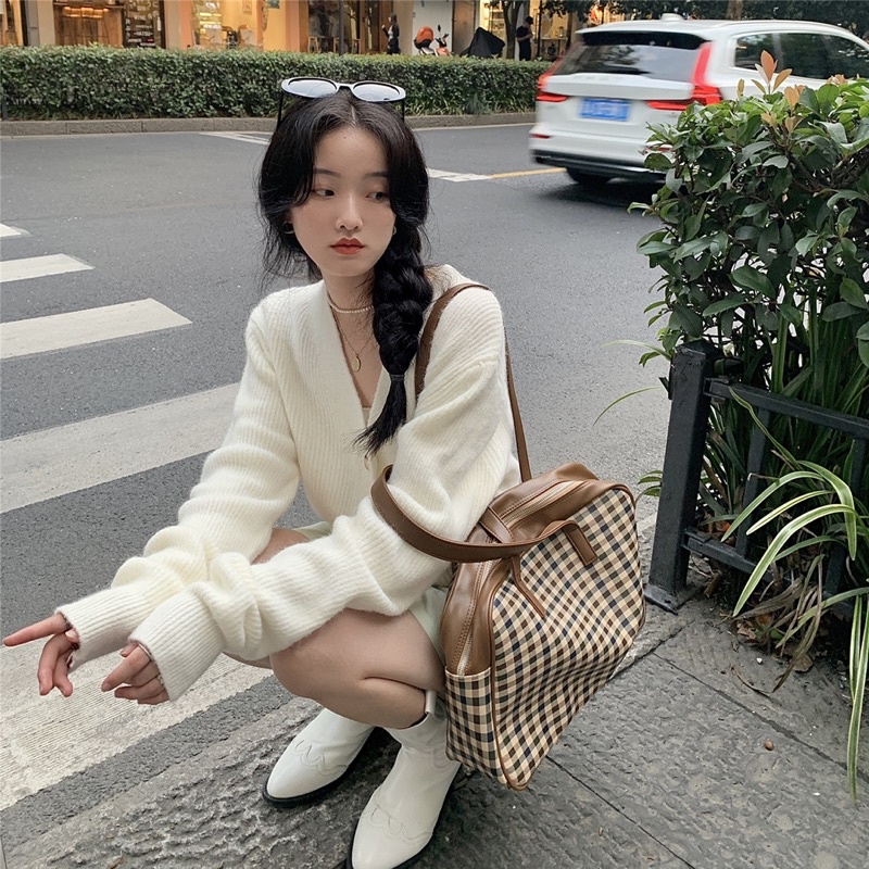 áo len/ croptop cardigan