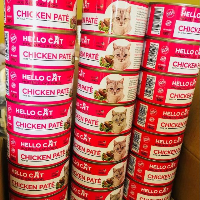 Pate cho mèo Hello Cat (190g)