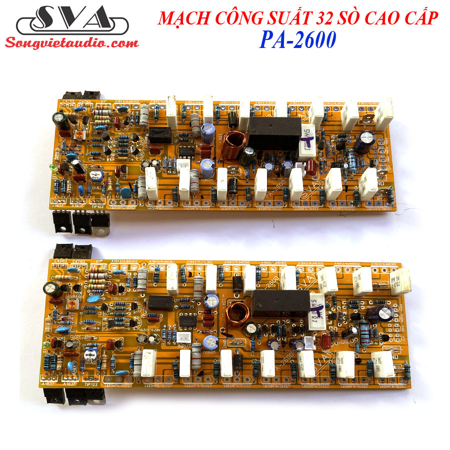Mạch công suất 32 sò cao cấp - pa2600