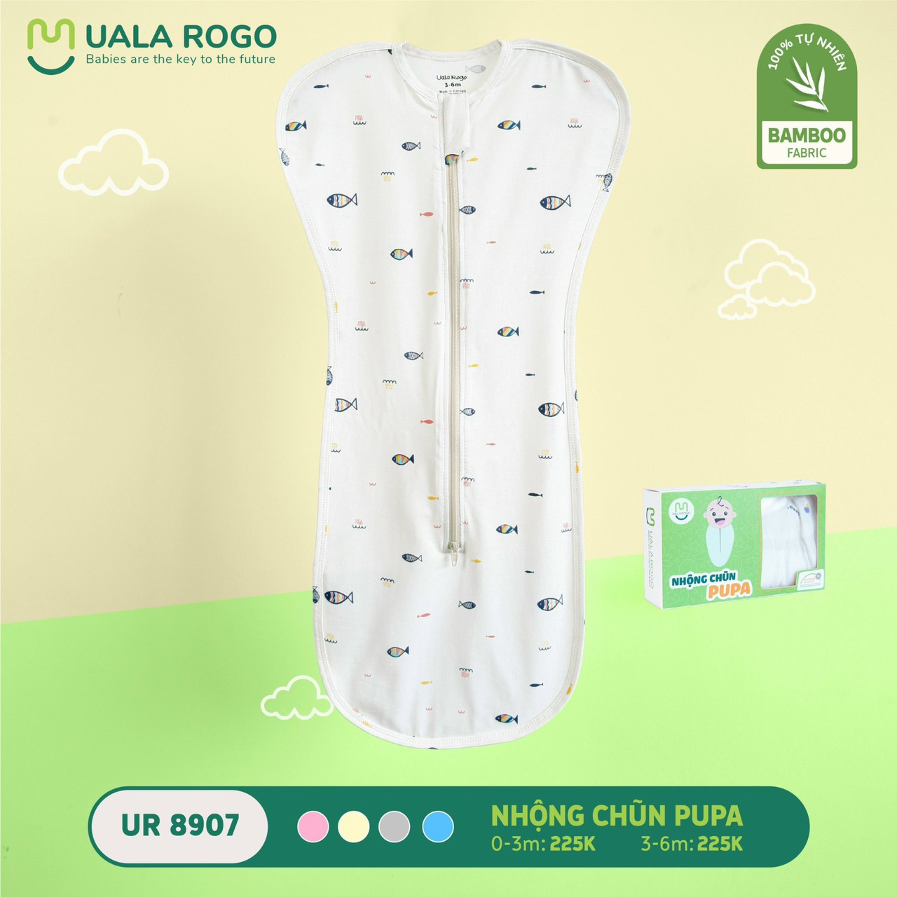 UR- Nhộng Chũn PUPA - 0-3m / 3-6m