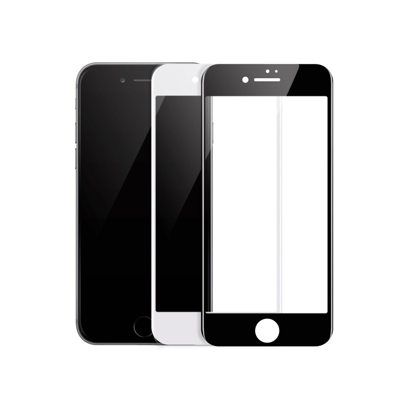 Kính cường lực full màn cho iPhone 6, 7, 8 (trắng, đen)