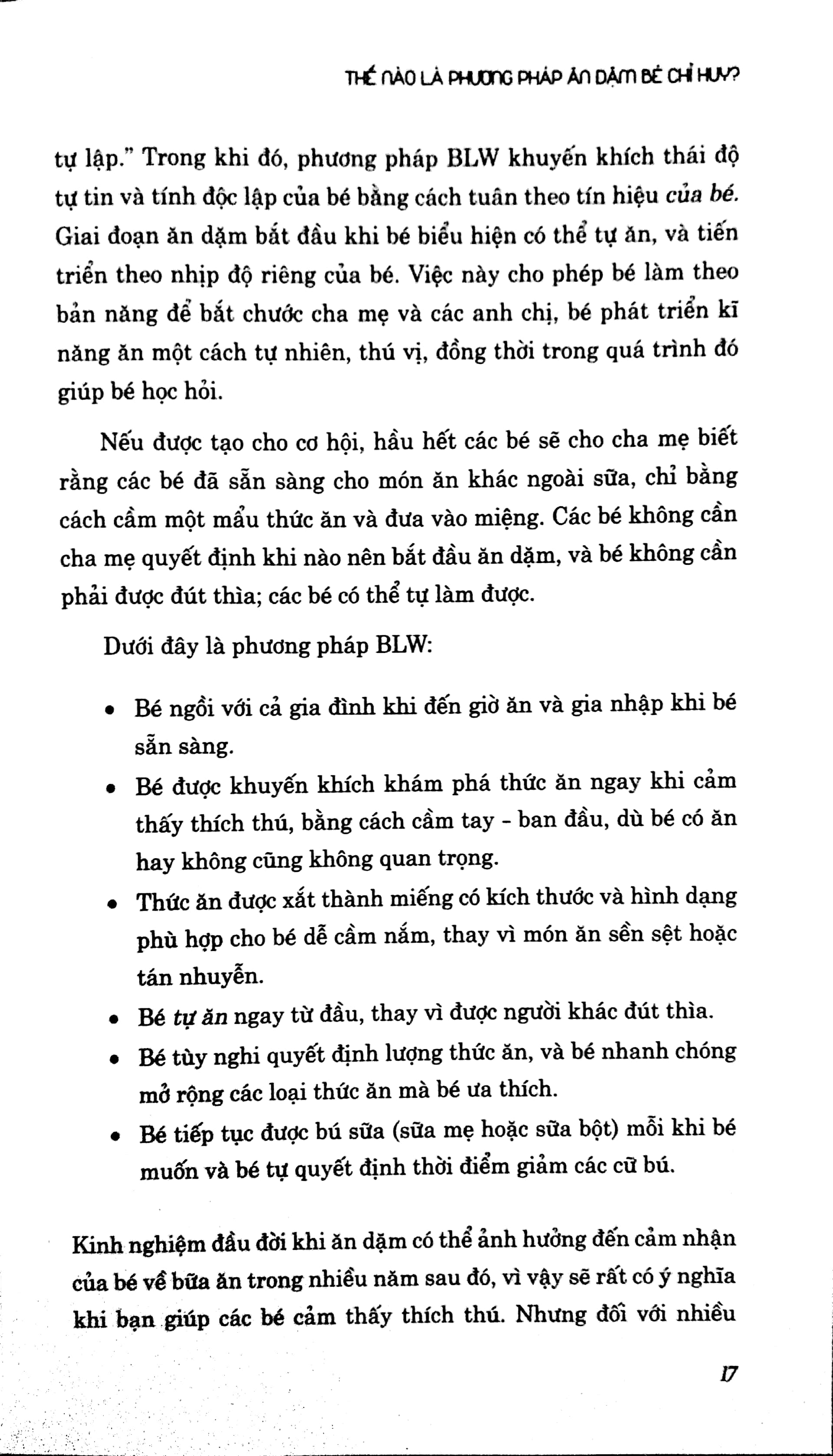 Phương Pháp Ăn Dặm Bé Chỉ Huy