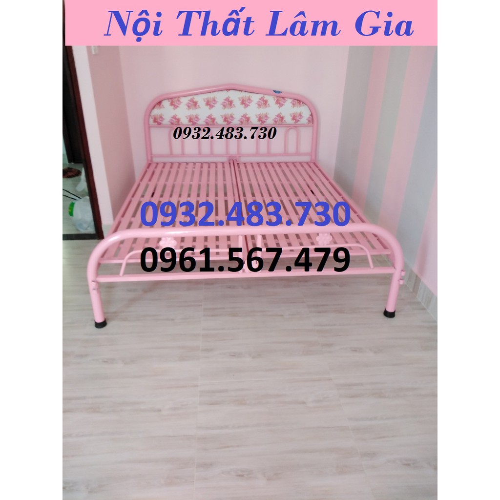 Giường sắt 1m6x2m