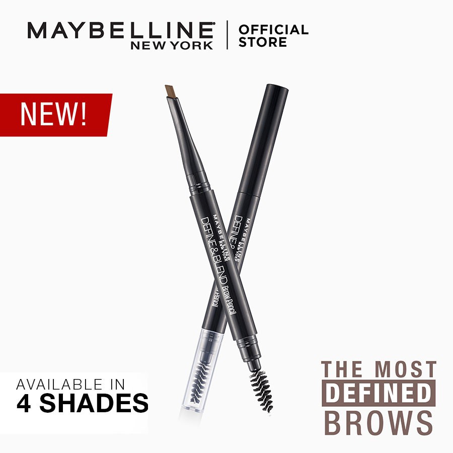 Chì kẻ mày Maybelline Define & Blend kèm đầu chải