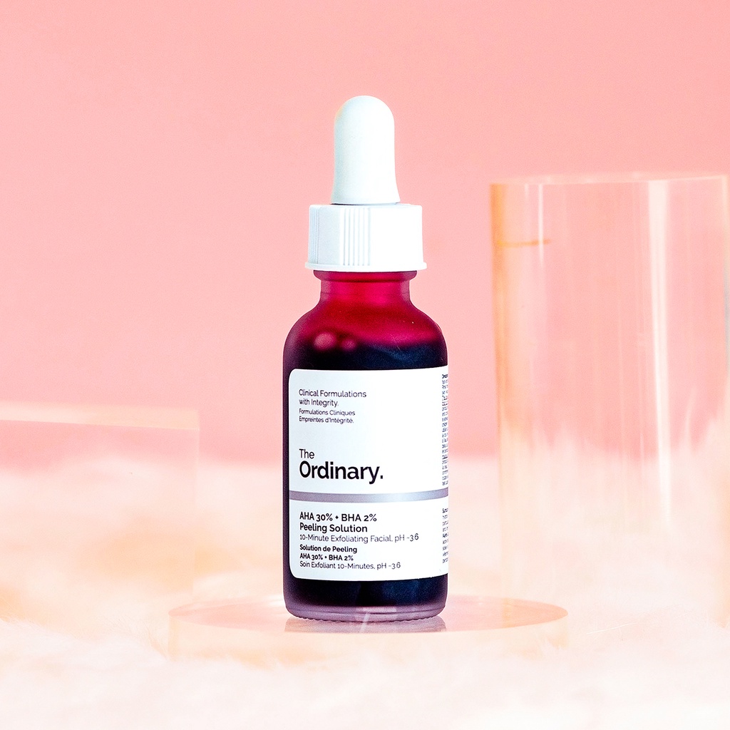 (CHÍNH HÃNG) Tinh chất Serum The Ordinary AHA 30% + BHA 2 peeling solution, Tẩy Da Chết The Ordinary