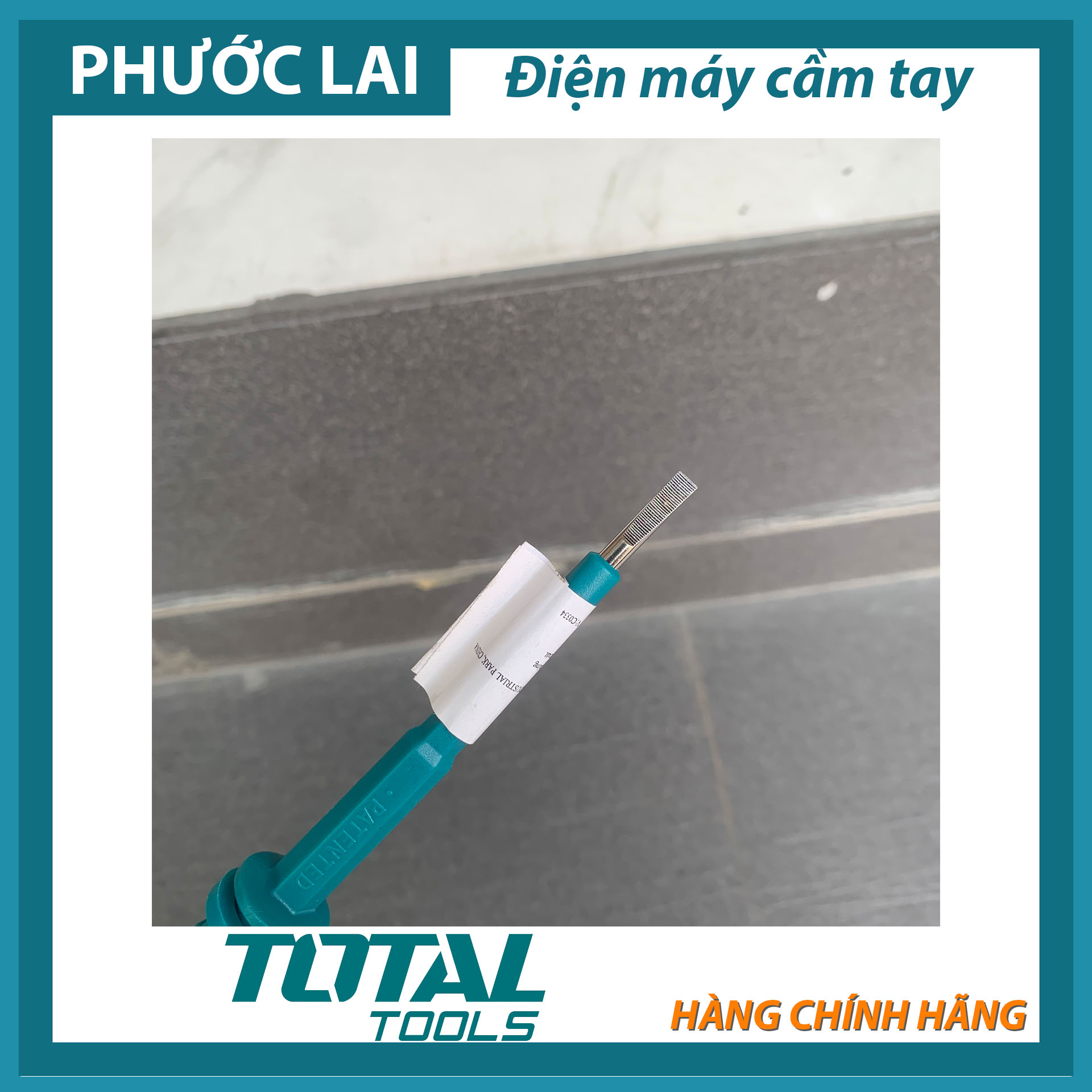 Bút thử điện 190mm Total THT291908