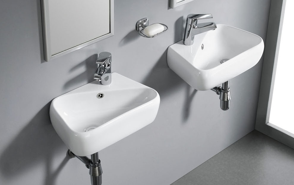 Chậu lavabo treo tường nhập khẩu Hàn Quốc
