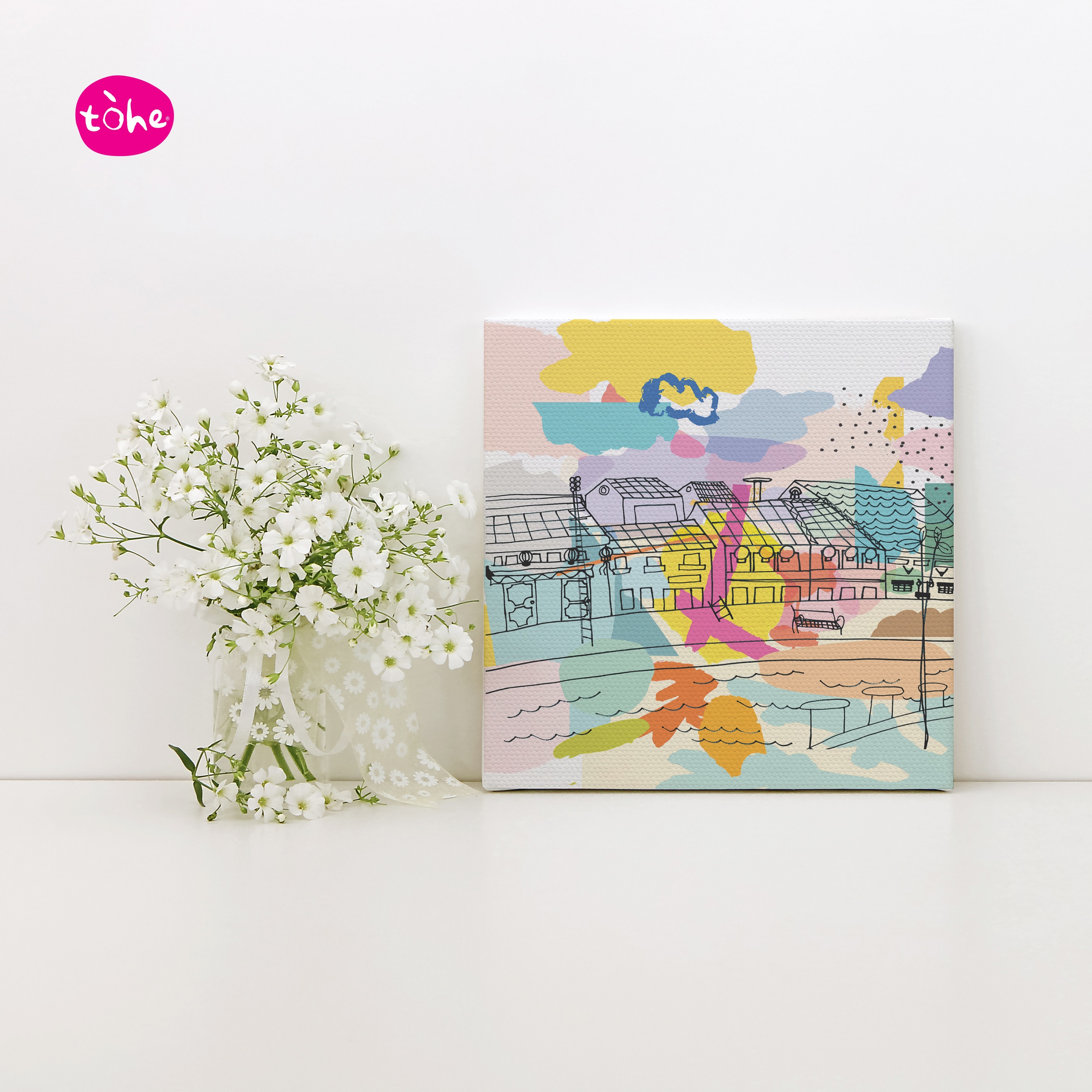 Tranh canvas treo tường Tòhe (tranh nghệ thuật) [Made by Tòhe] [Fsale]