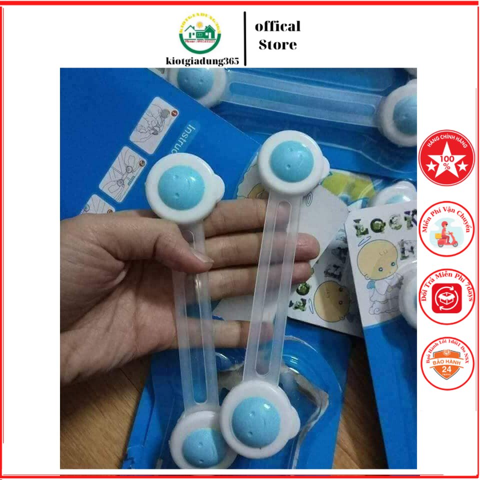 Sét 2 chiếc khóa gài tủ lạnh, ngăn kéo