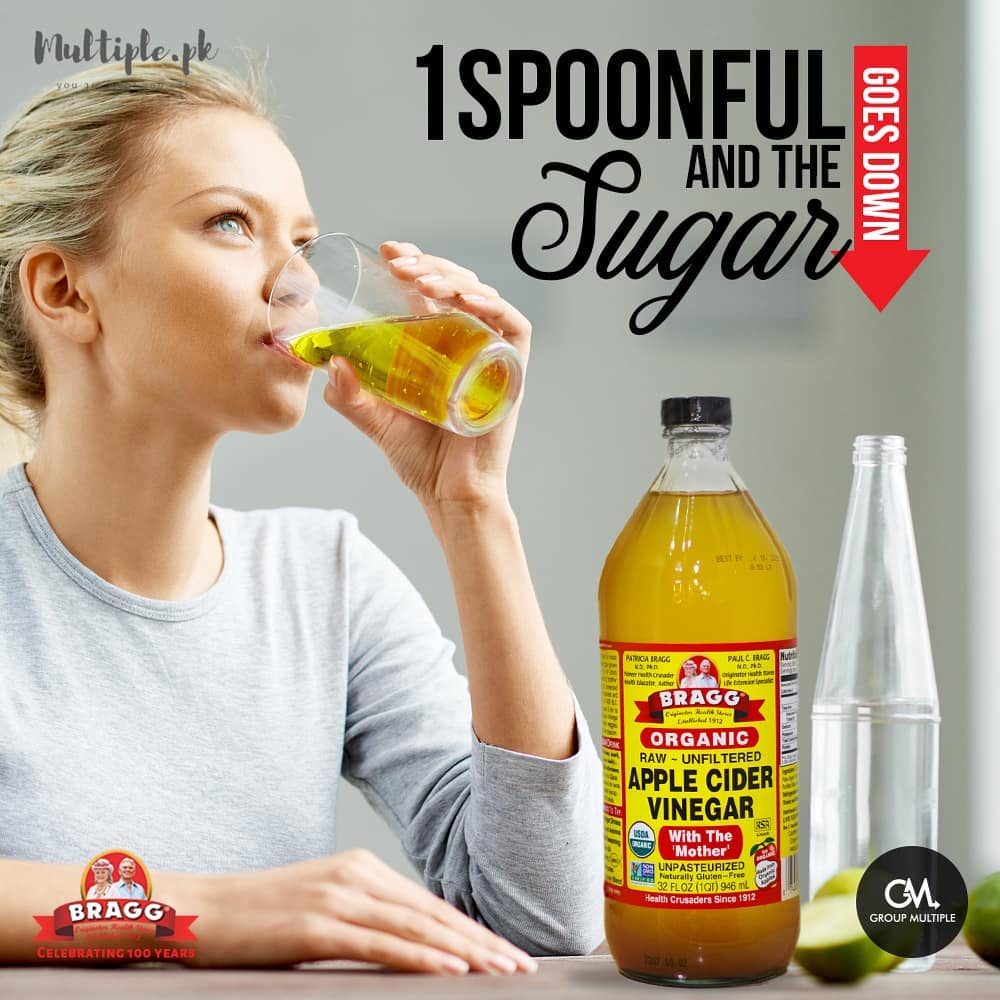 Giấm táo hữu cơ Bragg 473ml - Raw Apple Cider Vinegar - Ăn Kiêng - Giảm cân - Giảm Cholesterol - Ăn thực dưỡng - Organic Stores