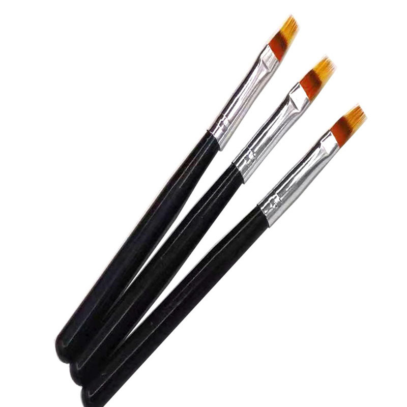 Cọ xước nail, cọ omber vẽ trang trí móng cán đen
