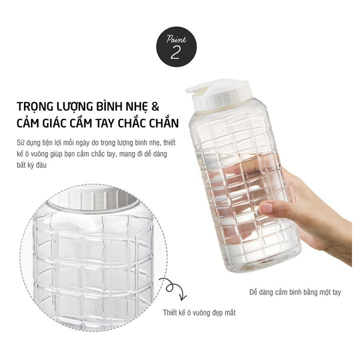 Bình Nước Jug Lock&Lock HAP810 (1 Lít )