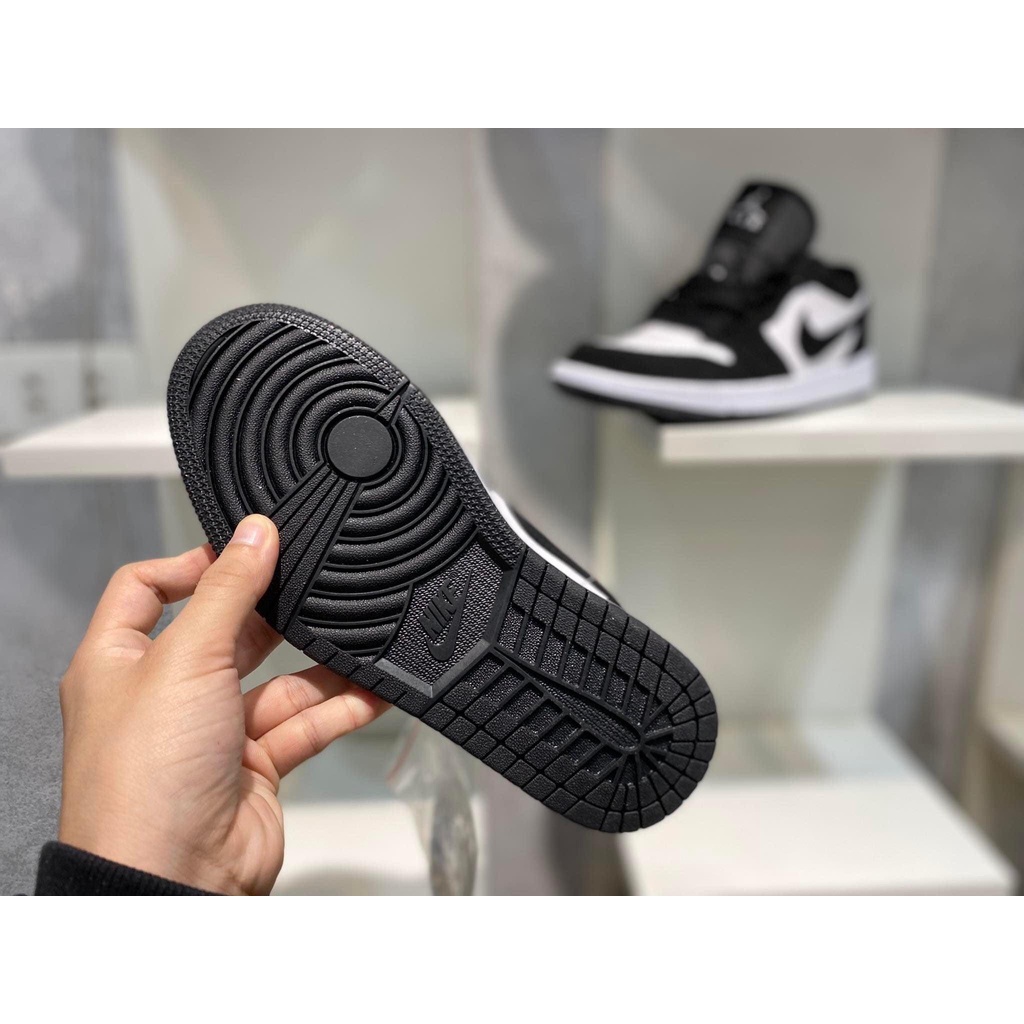 Giày jordan 1 cổ thấp hàng cao cấp jd1 các màu đen trắng low bản đẹp full BILL BOX