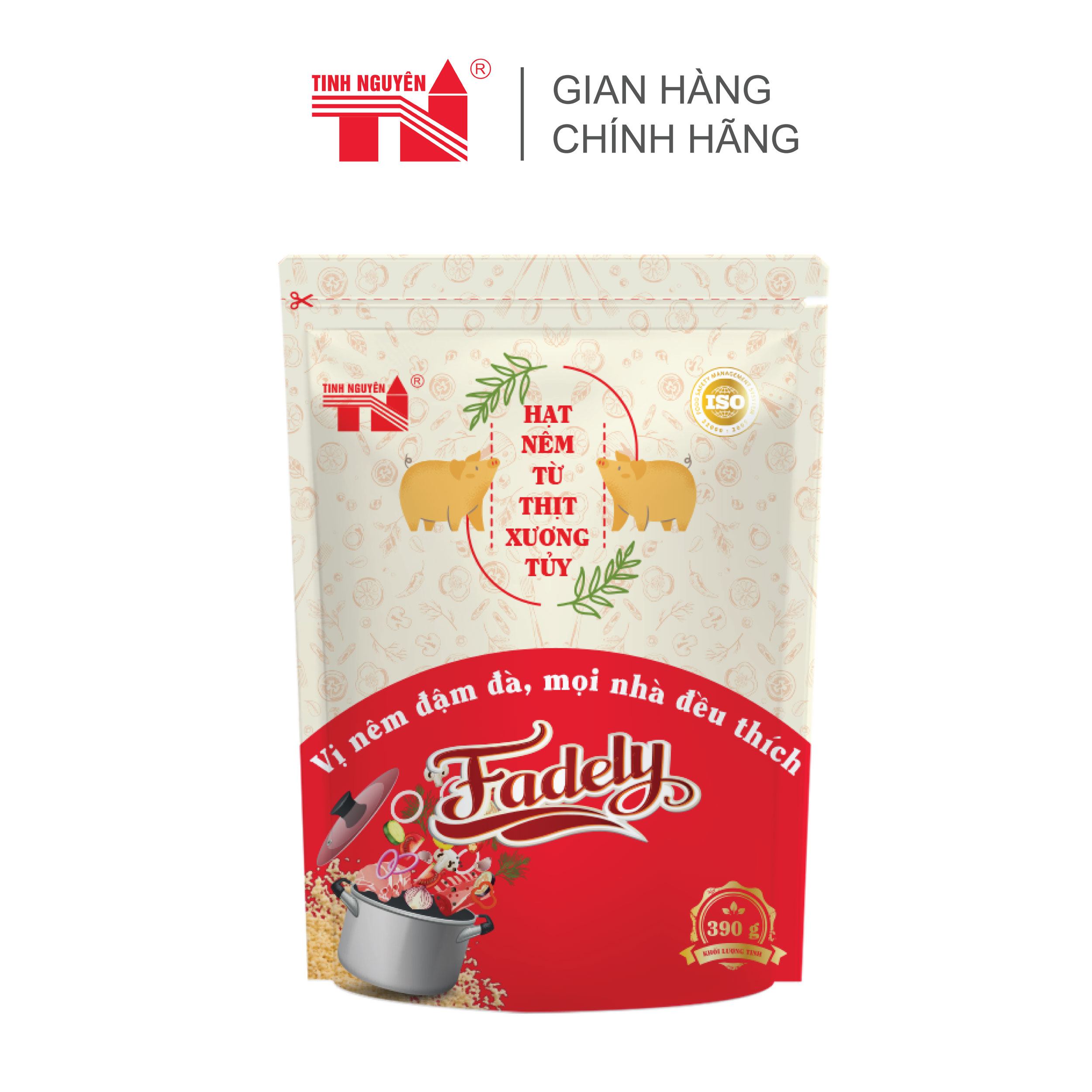 Hạt Nêm Vị Từ Thịt Và Xương Tủy Fadely (390g)