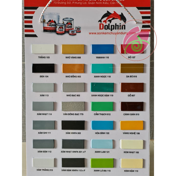 Sơn sắt mạ kẽm Epoxy Dolphin 2k (2 thành phần ) 1kg