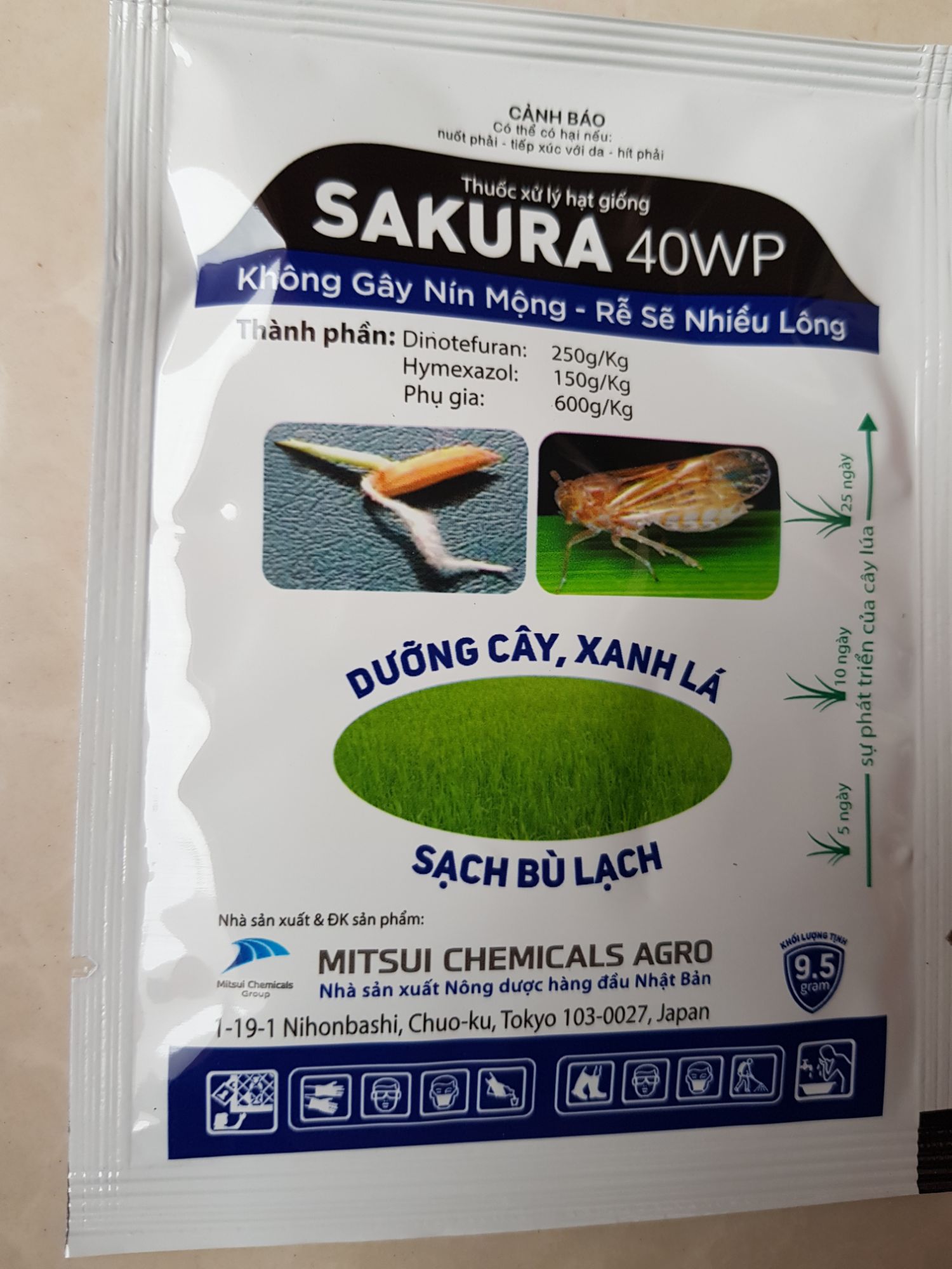 Sakura 40WP - Xử lý hạt giống