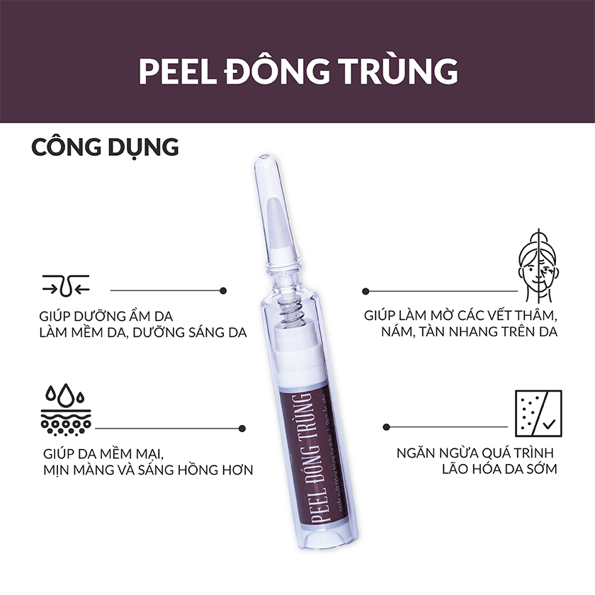 Peel da đông trùng Huyền Phi