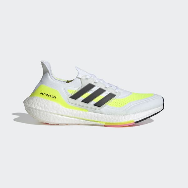 Giày chạy bộ adidas Ultra Boost 2021 White Yellow Black