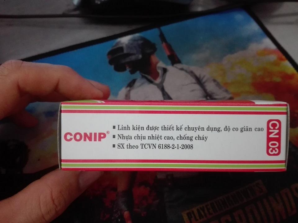 Ổ cắm điện 3 lổ  Conip V2