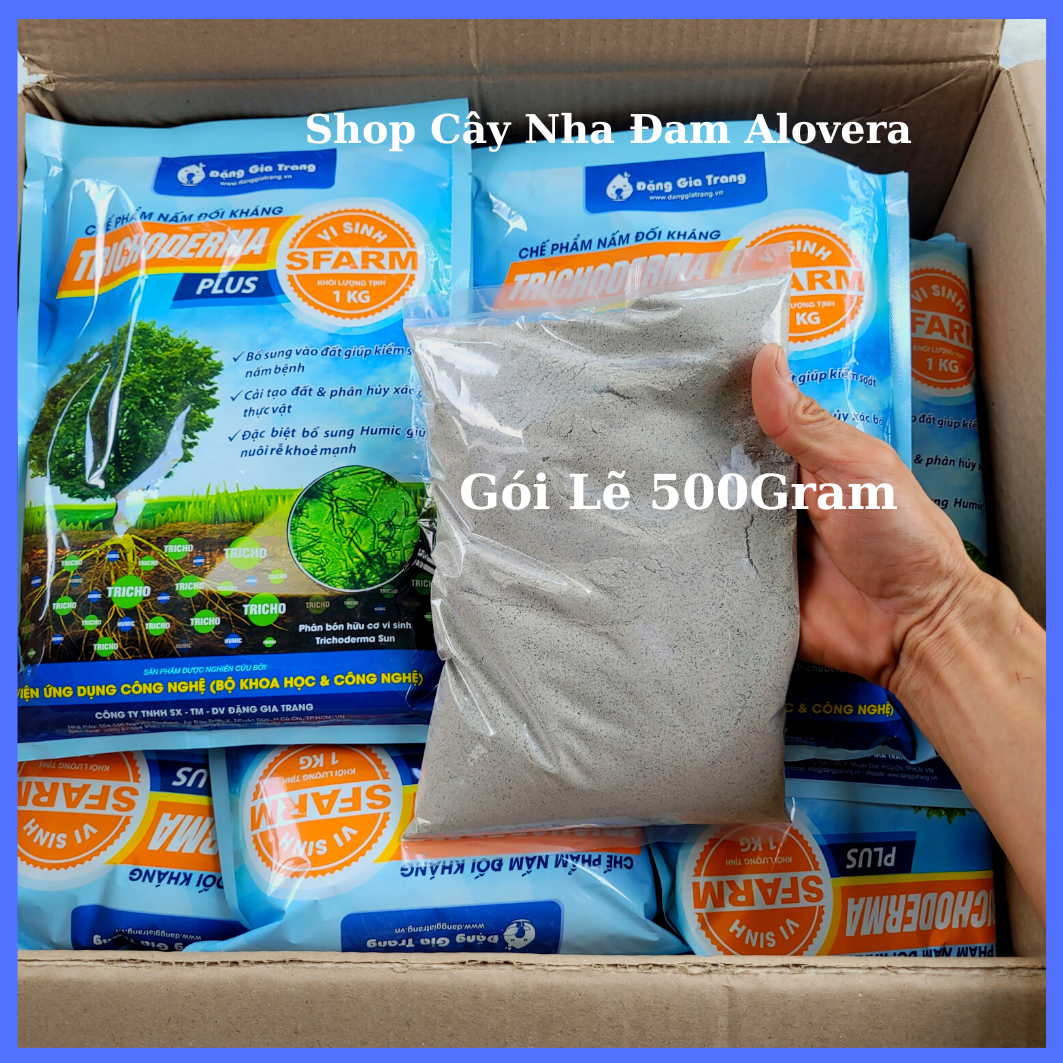 Chế Phẩm TRICHODERMA Plus Cao Cấp Chuyên Ủ Phân Hữu Cơ Cho Mọi Cây Trồng (GÓI 1KG)