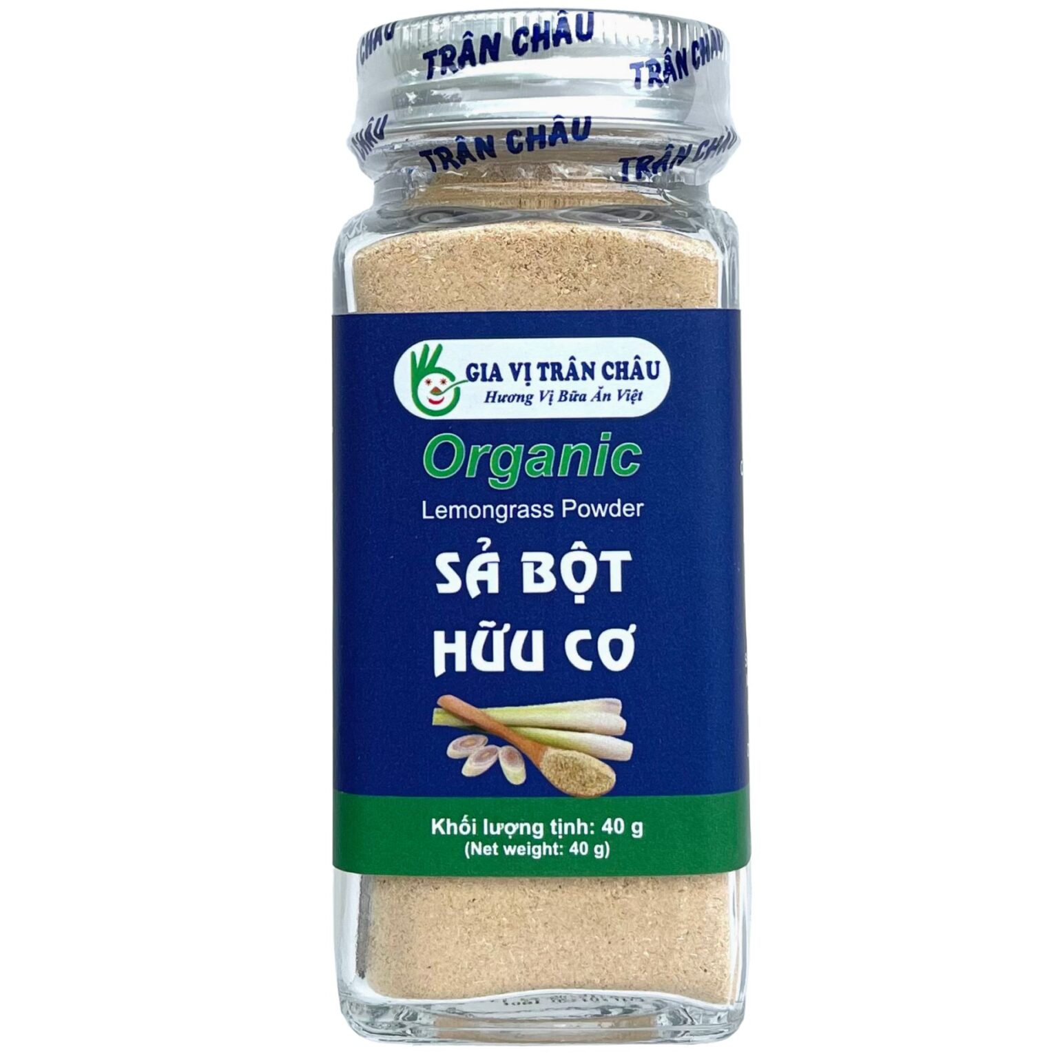 Sả bột hữu cơ Trân Châu hũ 40g