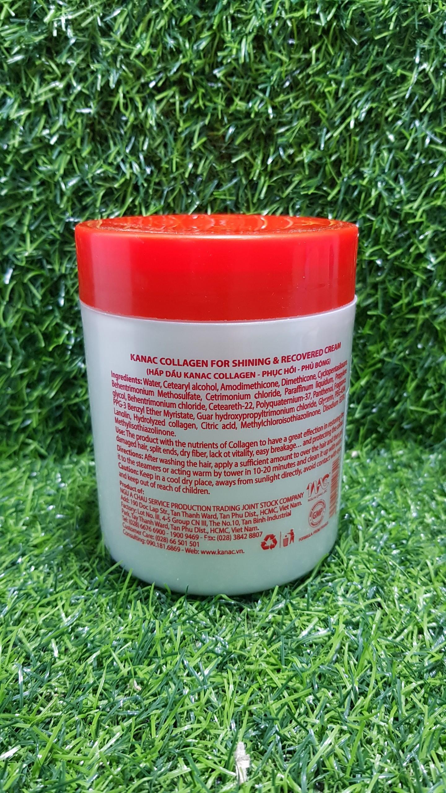 [HCM]Ủ tóc collagen phục hồi Kanac 500ml