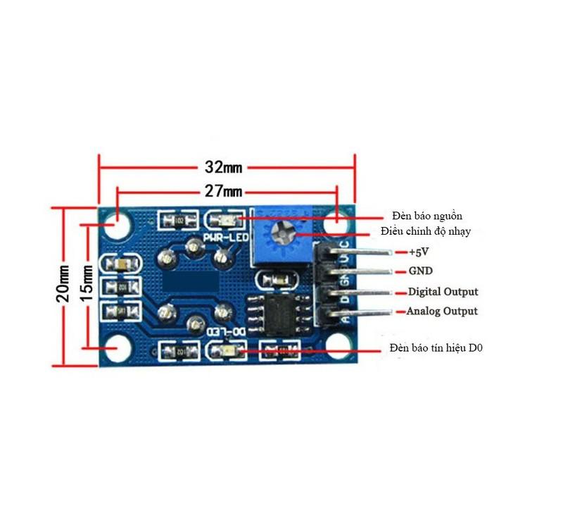 Mạch cảm biến MQ-135