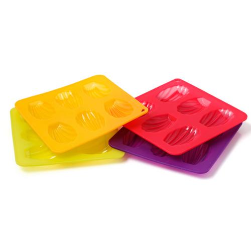 Platinum Silicone Baking Bộ Tạo Khuôn Hình Madeleine Bánh Bộ Tạo Khuôn Hình Bánh Mì Điểm Tâm Khuôn Dễ Tháo Không Dính Lò Vi Sóng Lò Nướng Sử Dụng