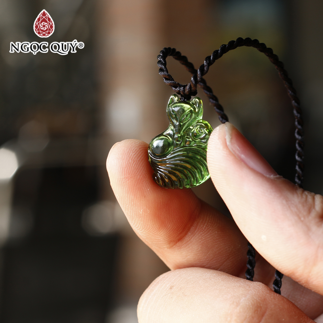 [HCM]Dây Chuyền Hồ Ly Pha Lê - Ngọc Quý Gemstones