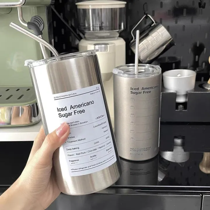 Cốc Giữ Nhiệt Ly Giữ Nhiệt Inox 304 Ly Uống Coffee 600ml