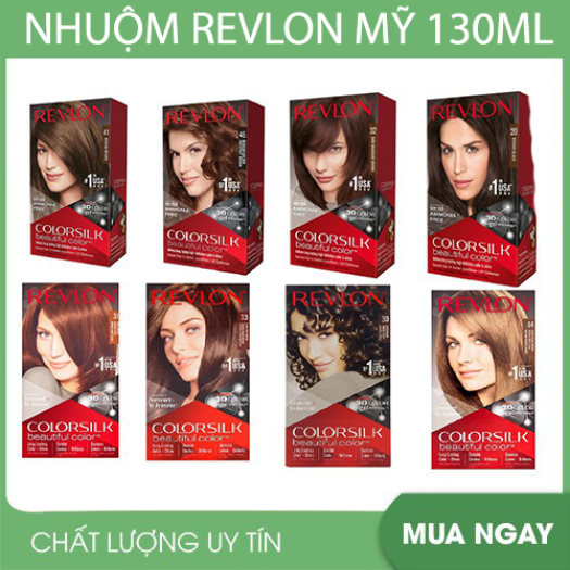 THUỐC NHUỘM TÓC REVLON 3D COLOR SILK 130ml