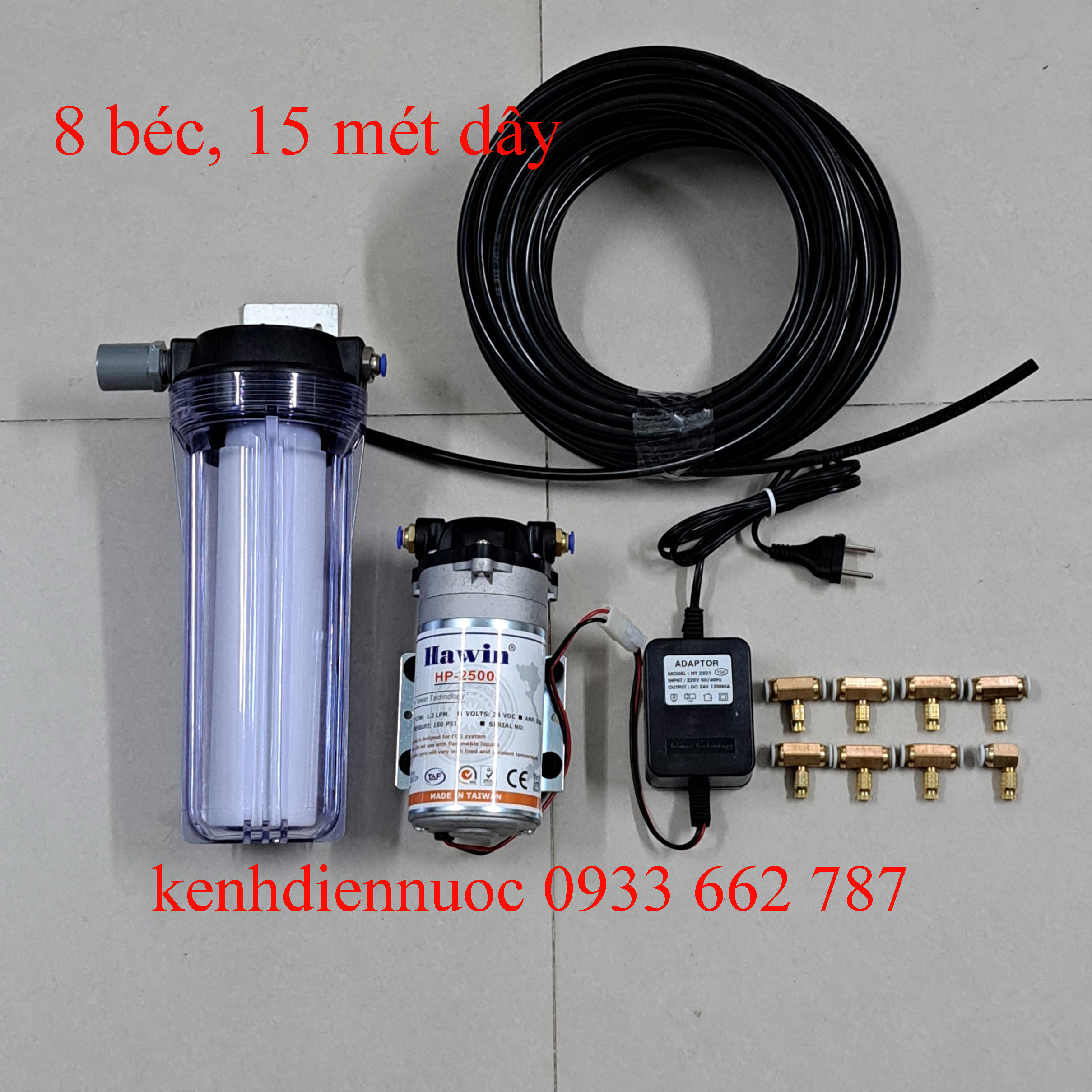 Bộ phun sương Đài Loan Hawin HP-2500