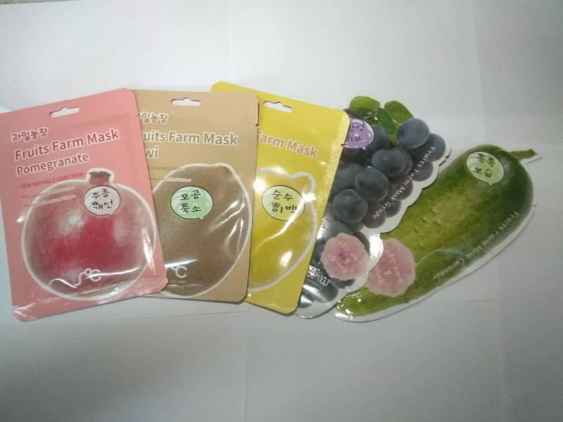 Combo 10 mặt nạ trái cây Rainbow Fruit Farm Mask Pack - Tommy Store