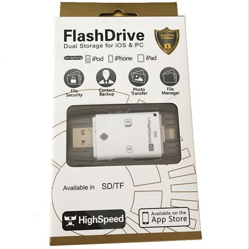 Đầu đọc thẻ nhớ MicroSD cho iPhone, iPad cao cấp