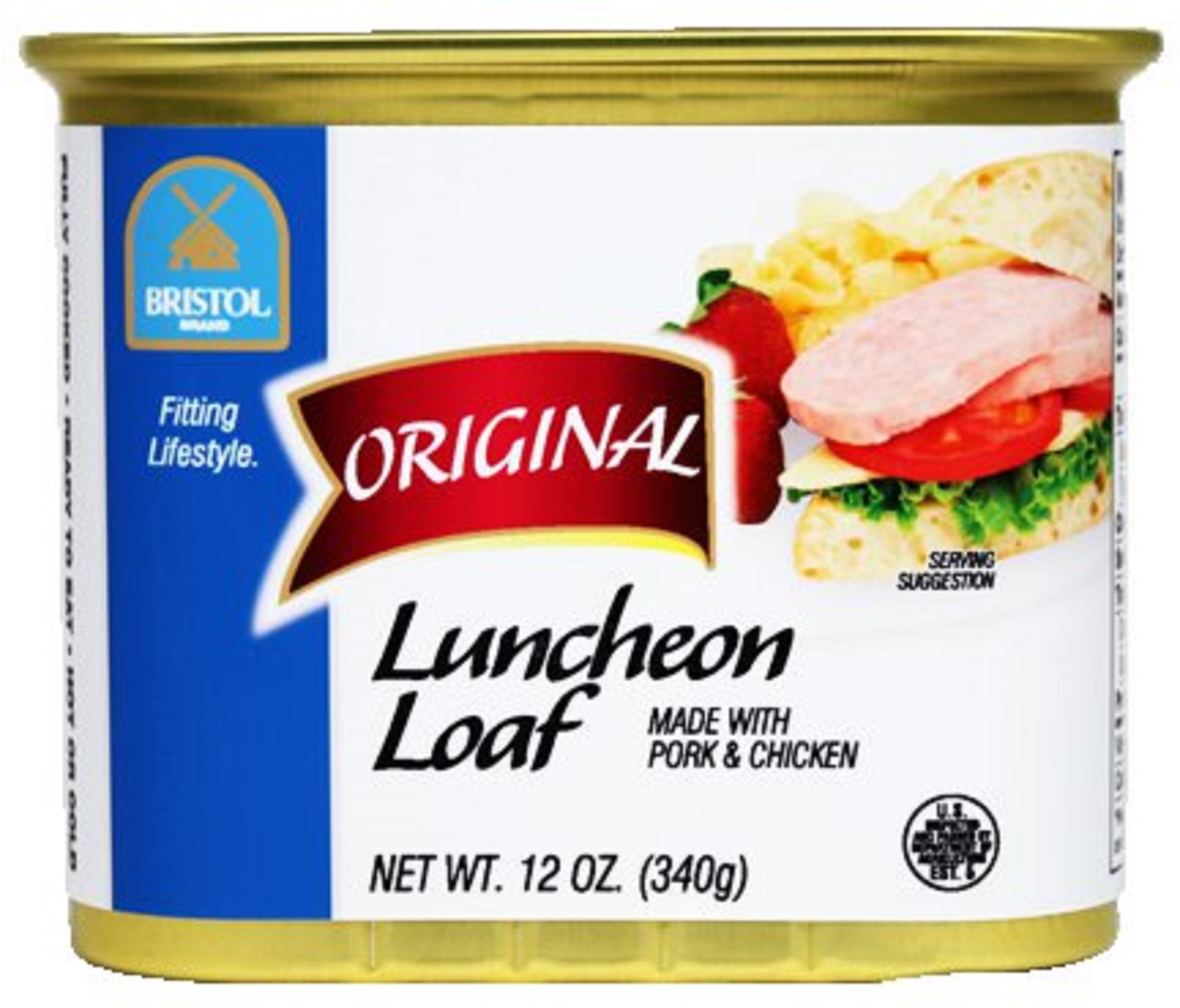 Thịt Hộp Bristol Original 340g – Thịt Heo Nguyên Vị Nhập Khẩu Mỹ – Tiện Lợi & Dễ Chế Biến