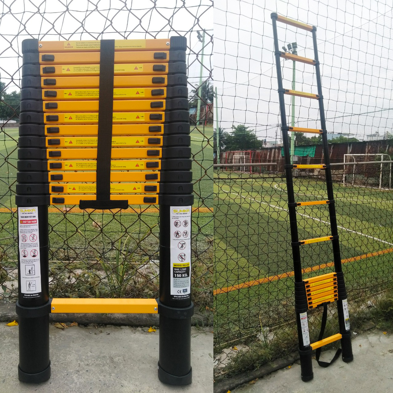 Thang nhôm rút xếp 4.4M Sumika SKS440