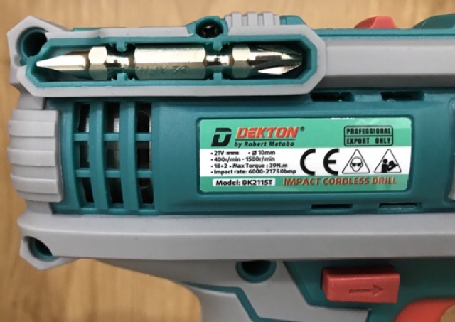 Máy khoan pin 3 chức năng, Model: DK2115T