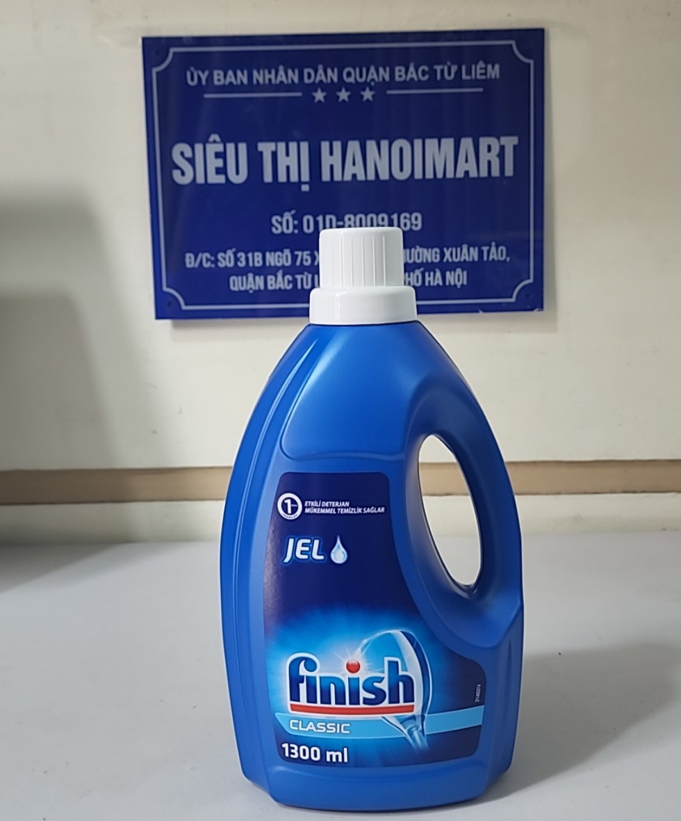 Xà phòng rửa bát finish 1.5 lít/ chai chuyên dùng cho máy rửa bát